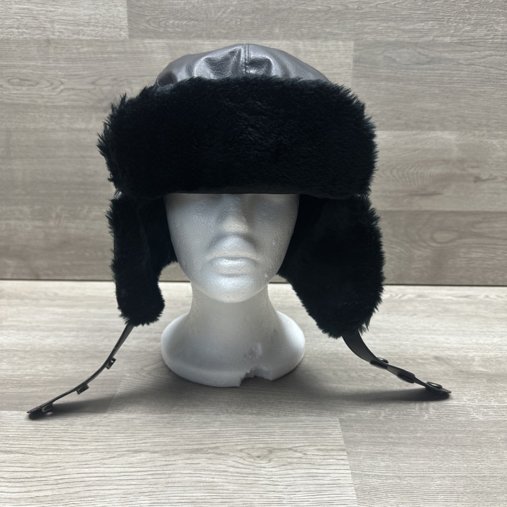 Vintage Broner Sherpa Ear Cover Cap Size L Made In SRI Lanka Very Nice 100%Vinyl